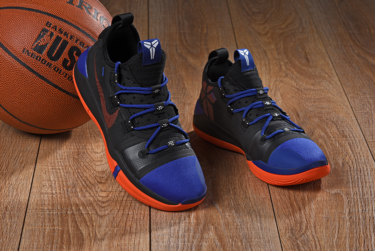 Men Nike Kobe Bryant AD E.P Black Blue Orange Shoes